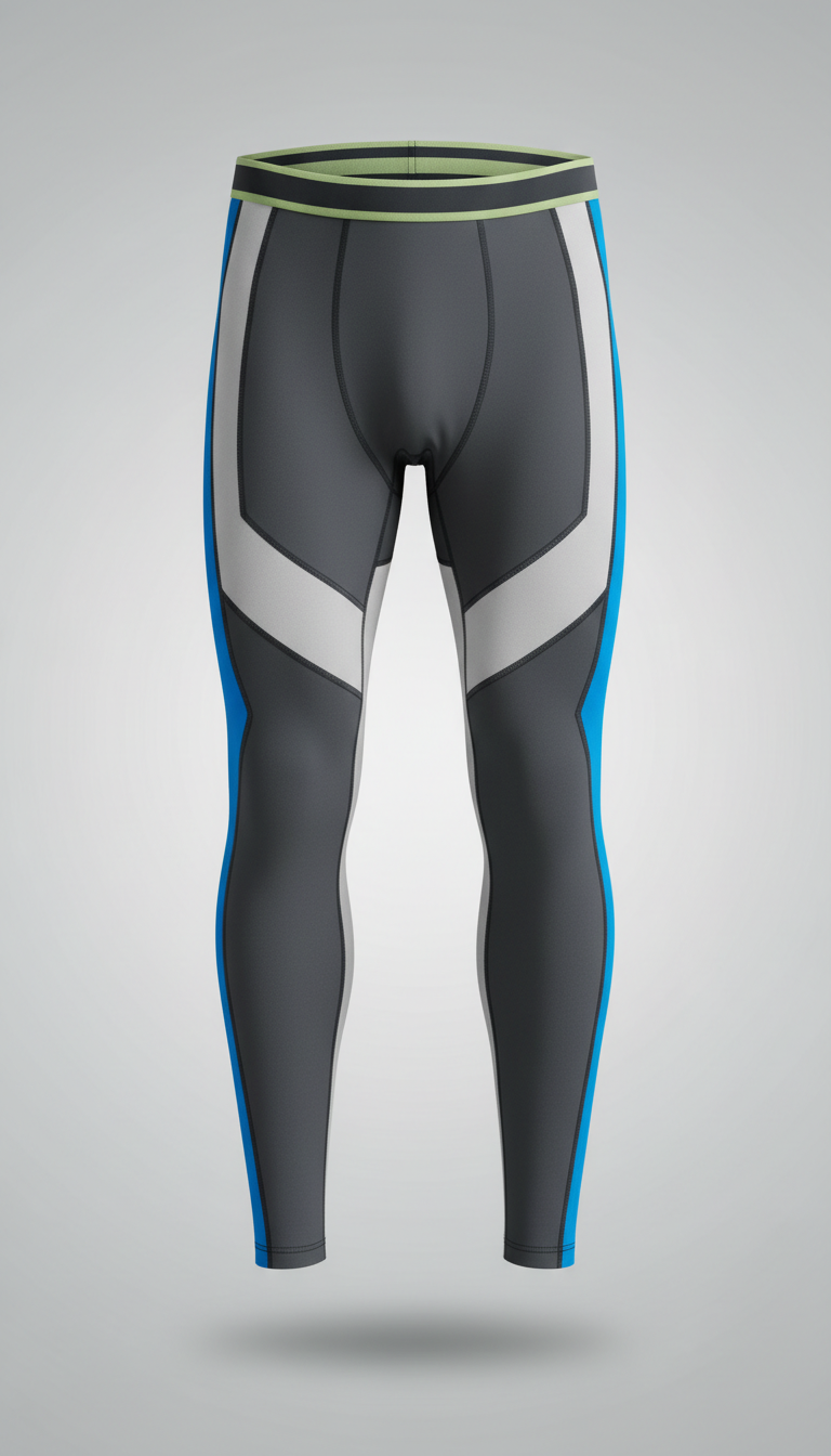 Compression Tights with Targeted Support Panels